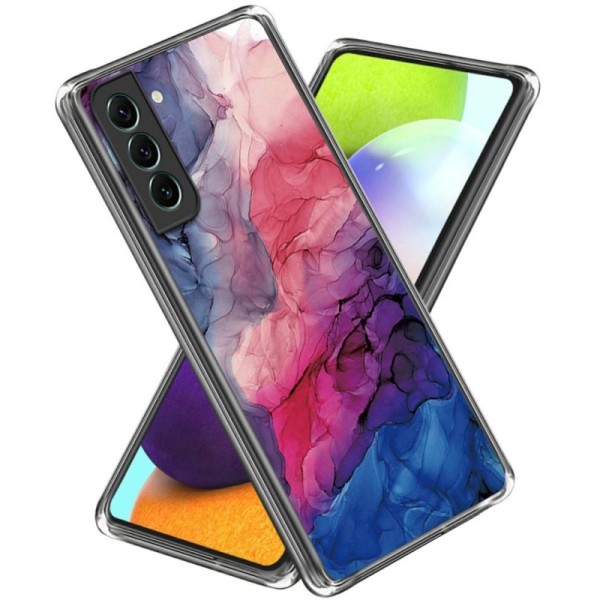 "Yibo" IMD silikoonist (TPU) mustriga ümbris - lilla (Galaxy S24)