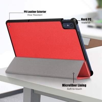 Lenovo Tab M10 5G TB-360ZU „Saige" nahk punane kaaned | Priedai.lt