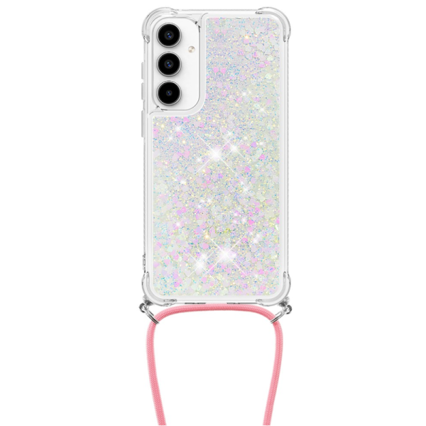 "Yibo" Shine Strap kõva silikoonist (TPU) ümbris - läbipaistev (Galaxy A36)