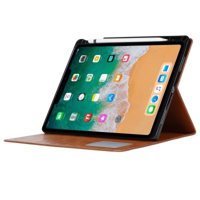 Luksuslik Boyu nahast klapiga burgundia ümbris Apple iPad minile (2024) / minile (2021) | Priedai.lt