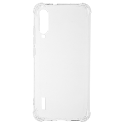 Xiaomi Mi A3 tugevdatud kaitse kõvast silikoonist (TPU) ümbris - läbipaistev | Priedai.lt