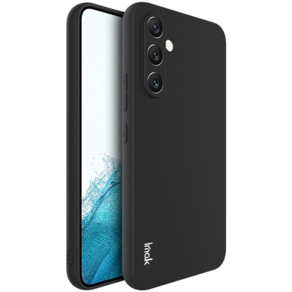 „Imak“ Kõva silikoon (TPU) kaaned - must (Galaxy A54)