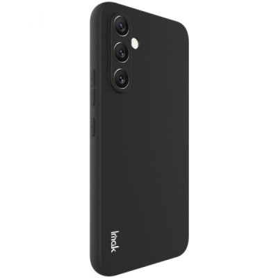 Samsung Galaxy A54 „Imak“ kõvast silikoonist TPU must ümbris - taga | Priedai.lt