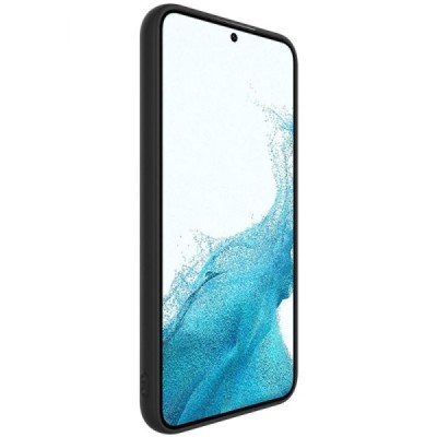 Samsung Galaxy A54 „Imak“ kõvast silikoonist TPU must ümbris - taga | Priedai.lt
