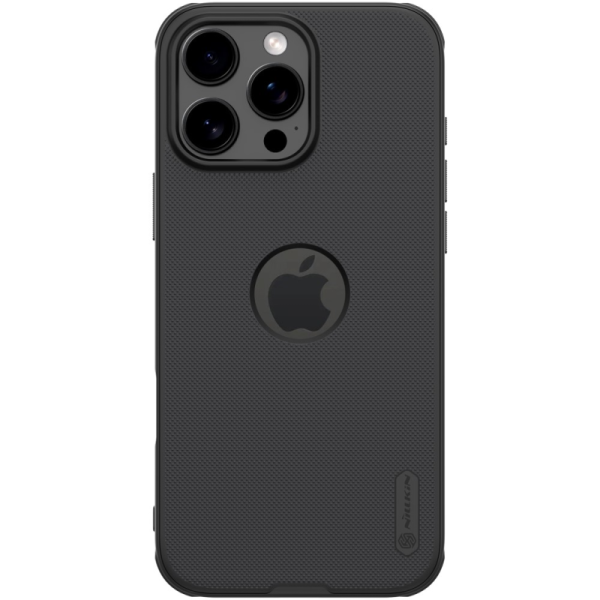 "Nillkin" Frosted Shield Pro Logo ümbris - must (iPhone 16 Pro)
