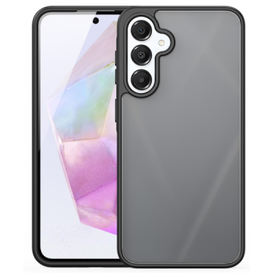 Samsung Galaxy A56 / A36 "DUX DUCIS" Yind matt kõva silikoon (TPU) ümbris – must | Priedai.lt