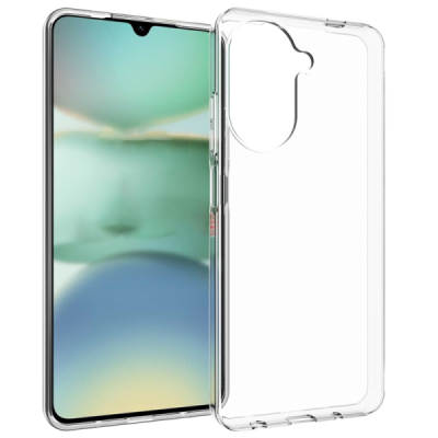 Xiaomi  Poco C71 4G kõva silikoon (TPU) tagakaane läbipaistev - ümbris | Priedai.lt