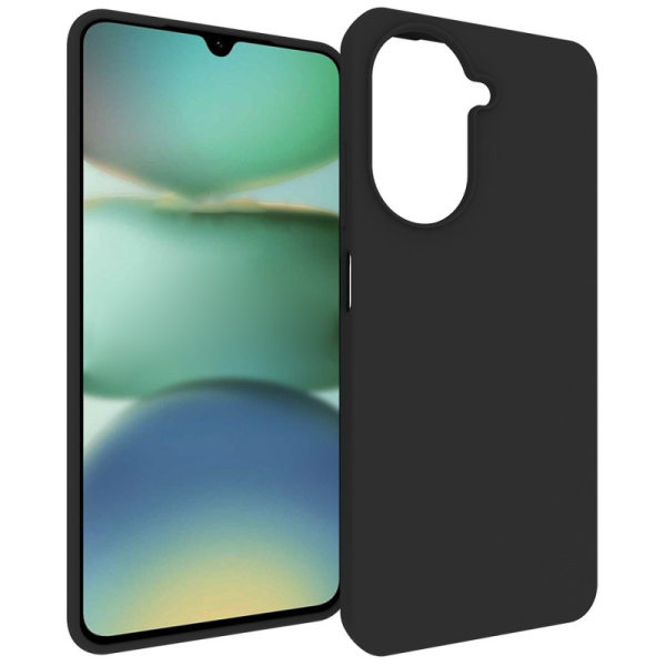 „Xhomet“ Kõva silikoon (TPU) ümbris – must (Redmi A5 4G / Poco C71 4G)
