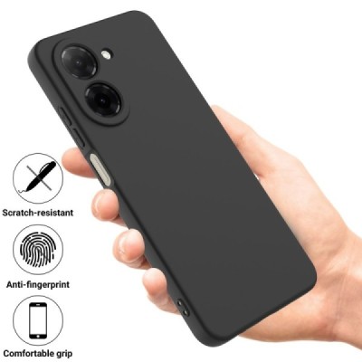 Xiaomi Poco C71 4G "Shell" kõva silikoon (TPU) tagakaane must - ümbris | Priedai.lt
