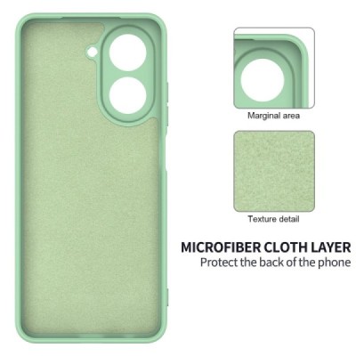 Xiaomi Poco C71 4G "Shell" kõva silikoon (TPU) tagakaane roheline - ümbris | Priedai.lt