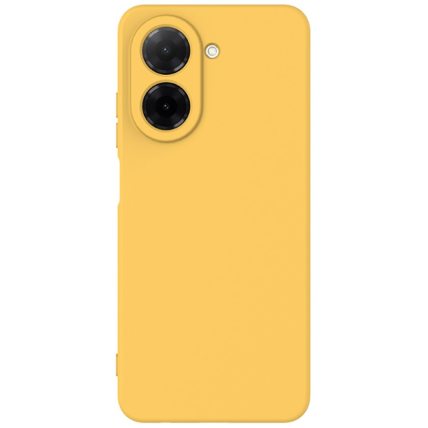 "Shell" kõva silikoon (TPU) ümbris – kollane (Poco C71 4G)