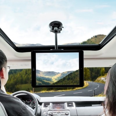 "LanParte" P1 auto esiklaasile kinnitatav tahvelarvuti hoidik - must | Priedai.lt