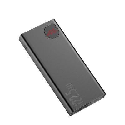 "Baseus" Adaman Metal Fast Charge Power Bank väline aku - must (20000 mAh, 22,5 W) | Priedai.LT