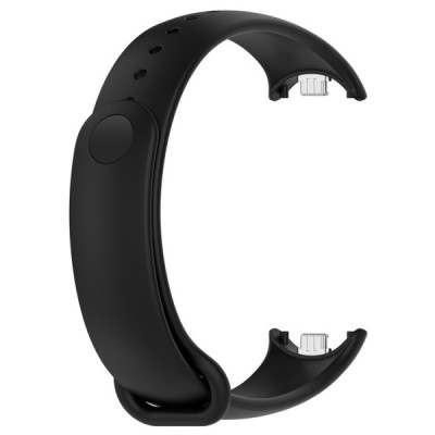 "Kumikoo" Nutikella kõva silikoonist (TPU) käevõru (rihm) - must (Xiaomi Smart Band 9 NFC / 9 / 8 NFC / 8) | Priedai.lt
