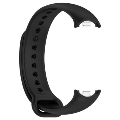 "Kumikoo" Nutikella kõva silikoonist (TPU) käevõru (rihm) - must (Xiaomi Smart Band 9 NFC / 9 / 8 NFC / 8) | Priedai.lt