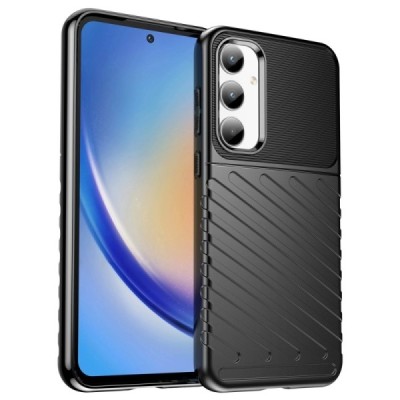 Samsung Galaxy A35 "Mofan" Thunder kõva silikoon (TPU) tagakaane must - ümbris | Priedai.lt