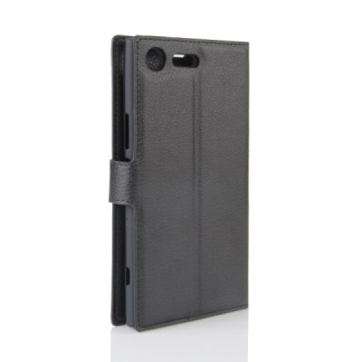 Sony Xperia XZ Premium Binfen Litchi nahk must kaaned - rahakott | Priedai.lt