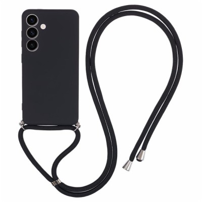 Samsung Galaxy S24 "Mofan" Strap kõva silikoonist (TPU) ümbris - must | Priedai.lt