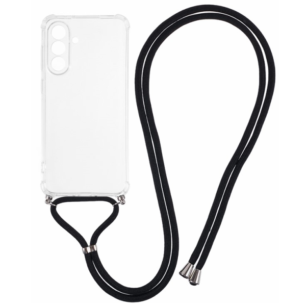 "Mofan" Strap kõva silikoonist (TPU) ümbris - läbipaistev (Galaxy A36)