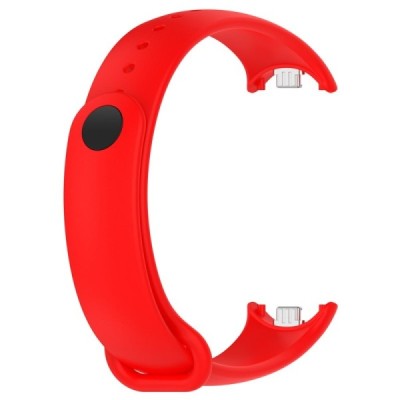"Kumikoo" Nutikella kõva silikoonist (TPU) käevõru (rihm) - Punane (Xiaomi Smart Band 9 NFC / 9 / 8 NFC / 8) | Priedai.lt