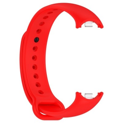 "Kumikoo" Nutikella kõva silikoonist (TPU) käevõru (rihm) - Punane (Xiaomi Smart Band 9 NFC / 9 / 8 NFC / 8) | Priedai.lt