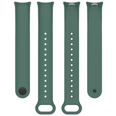 "Kumikoo" Nutikella kõva silikoonist (TPU) käevõru (rihm) - roheline (Xiaomi Smart Band 9 NFC / 9 / 8 NFC / 8) | Priedai.lt