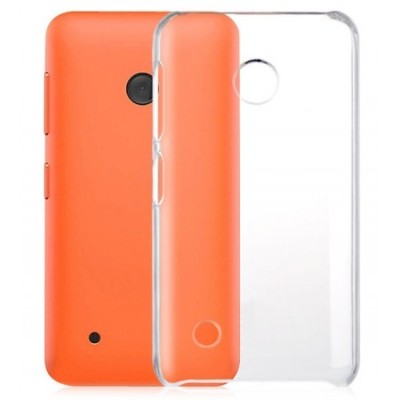 Nokia Lumia 530 (530 DS) plastikinis skaidrus (permatomas) dėklas - nugarėlė / Priedai.lt