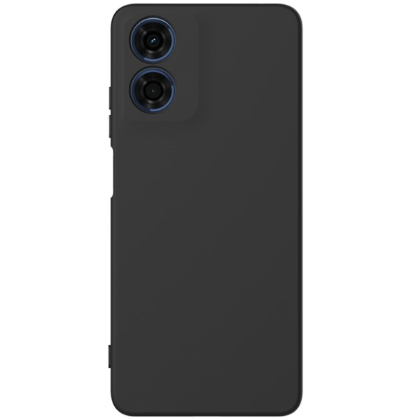 "Shell" kõva silikoon (TPU) ümbris – must (Moto E14 4G / G04 4G / G04s 4G / G24 4G)