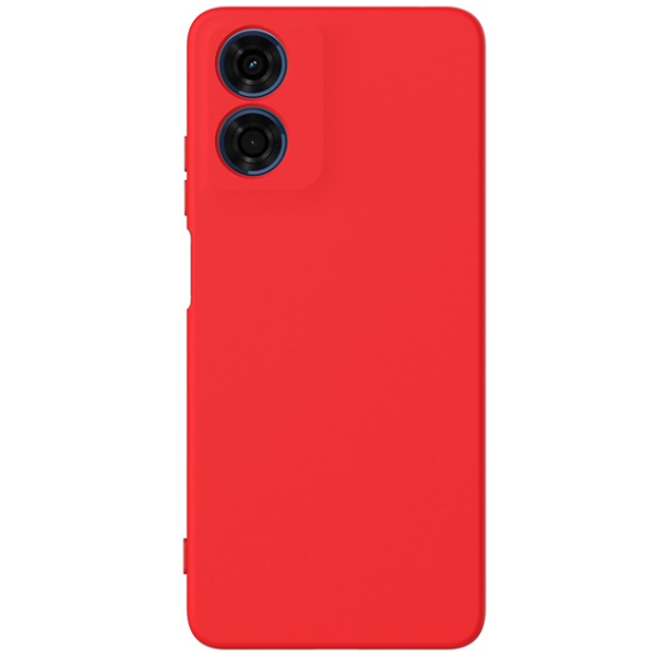 "Shell" kõva silikoon (TPU) ümbris – punane (Moto E14 4G / G04 4G / G04s 4G / G24 4G)