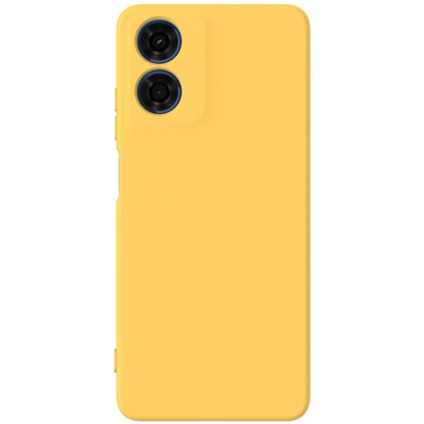 "Shell" kõva silikoon (TPU) ümbris – kollane (Moto E14 4G / G04 4G / G04s 4G / G24 4G)