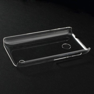 Nokia Lumia 530 (530 DS) plastikinis skaidrus (permatomas) dėklas - nugarėlė / Priedai.lt