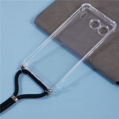 OnePlus Nord 4 "Mofan" Strap kõva silikoonist (TPU) ümbris - läbipaistev | Priedai.lt
