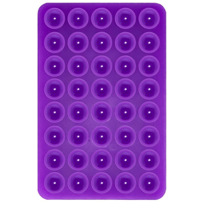 "Suction Pad" universaalne silikoonist iminapa matt (hoidja) - lilla | Priedai.LT