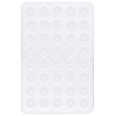 "Suction Pad" universaalne silikoonist iminapa matt (hoidja) - valge | Priedai.LT