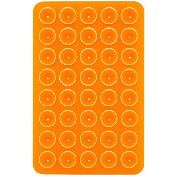 "Suction Pad" silikoonist iminapa matt (hoidja) - oranž
