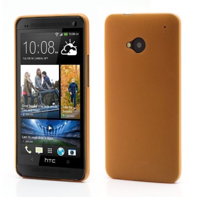 Ploniausias pasaulyje HTC One M7 oranžinis dėklas (Dėkliukas) / Priedai.lt