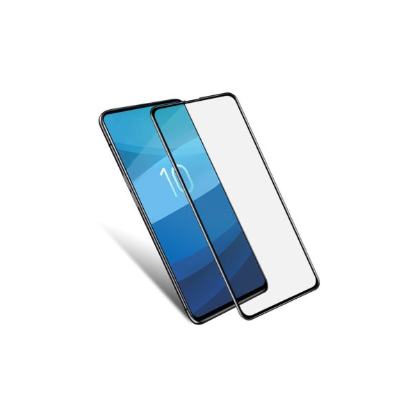 "IMAK" Tempered Glass täielik katvus kaitsev ekraaniklaas - must (Galaxy S10)