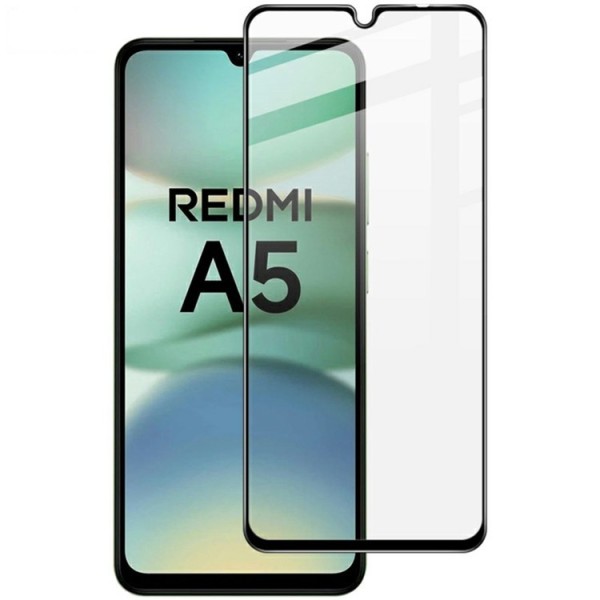 "IMAK" Tempered Glass täielik katvus kaitsev ekraaniklaas - must (Redmi A5 4G / Poco C71 4G)