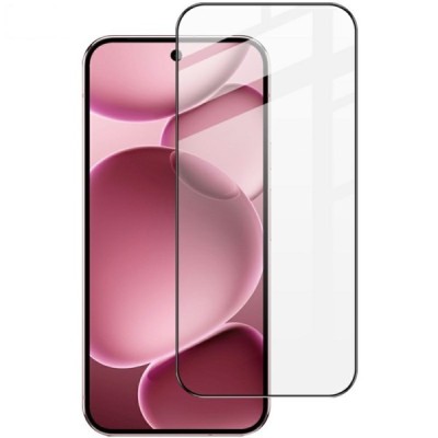Google Pixel 10 Pro XL "IMAK" karastatud klaasiga tugevdatud kaitse must täiskattega kaitseklaas | Priedai.lt