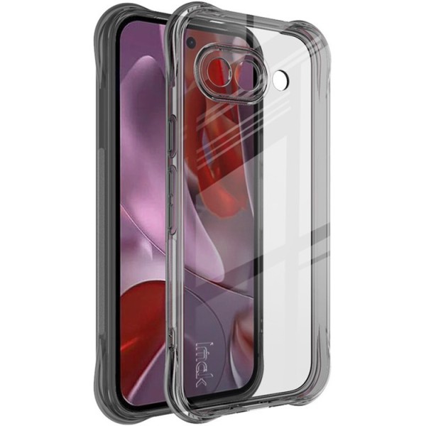 "Imak" tugevdatud turvalisus kõva silikoon (TPU) airbag ümbris - hall (Pixel 9a)