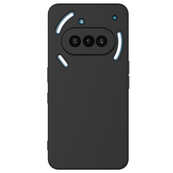 "Shell" kõva silikoon (TPU) ümbris – must (Nothing Phone 3a)