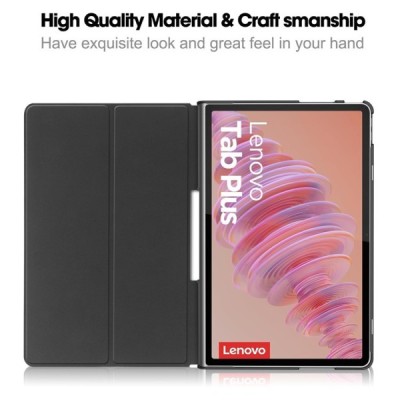 Lenovo Tab Plus 11.5" (TB351FU) „Saige" nahk must kaaned | Priedai.lt
