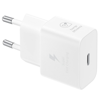 Originaal "Samsung" Super Fast Charging 25W EP-T2510 laadija - valge | Priedai.lt