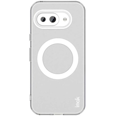 Google Pixel 9a "IMAK" Candy MagSafe matt kõva silikoon (TPU) ümbris – valge | Priedai.lt