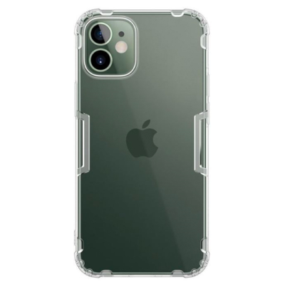 Nillkin Nature TPU Pro Apple iPhone 12 (12 Pro) läbipaistev tugevdatud kaitsega kõva silikoonist ümbris, roheline | Priedai.lt