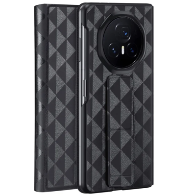 Huawei Honor Magic V3 5G "Dux Ducis" Fitt nahk must kaaned - rahakott | Priedai.lt