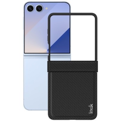 Samsung Galaxy Flip7 "IMAK" Carbon Fiber must plastikust ümbris | Priedai.lt