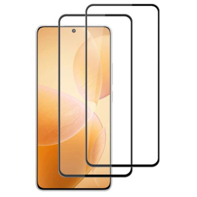 Xiaomi Poco X6 Pro 5G (Redmi K70E) „Amorus“ täiustatud kaitse must täiskattega kaitseklaas | Priedai.lt
