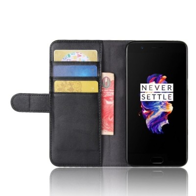 OnePlus 5 Binfen nahk must kaaned - rahakott | Priedai.lt