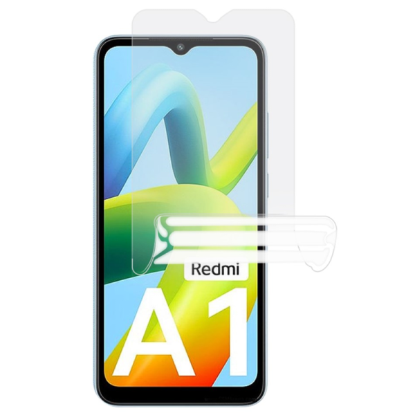 "JUNLI" (TPU) ekraani kaitsekile (täielik katvus) - läbipaistev (Redmi A2 / A1 / A2+ / A1+)